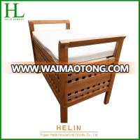 New design frame bamboo chair with mat for living room