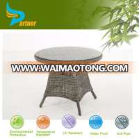 Bar Furniture Chesterfield House Garden Synthetic Rattan Round Tea Table