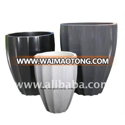 [wholesale] Glossy fiberglass pots & Star fruit planter (Fiberglass-Fiberstone-Polystone-Poly terrazzo-Lightweight metal)