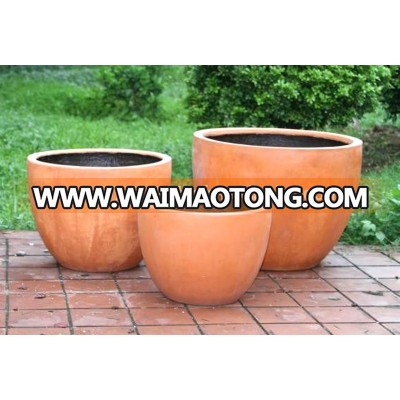 [wholesale] Lightweight Fiber Clay Pots & Planters (Concrete pot, Glossy & Matte, Fiber terrazzo, Fiberglass, Polystone)