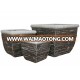 Natural stacked stone slate planters - Slate Pots and Animals decor - Slate Planter - Pebble water fountain [wholesale]