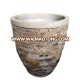 [wholesale] Stacked stone slate planters / pot / vase / bowl / garden urn - Pebble & slate water fountain