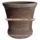 Dark Chocolate Terracotta Planter/Pot for garden [wholesale]