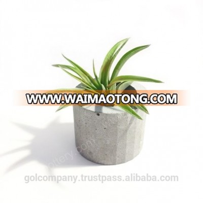 Triangular /Rectangular /Cube mini concrete pots - small cement Pots & Garden decor [Wholesale]