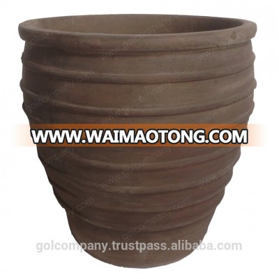 Dark Chocolate Terracotta Pot/Planter for garden [wholesales]